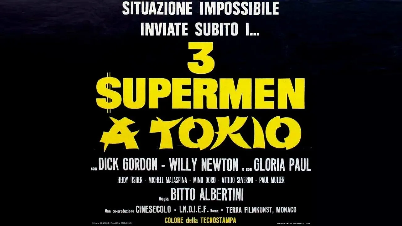 3 supermen a Tokio streaming ita