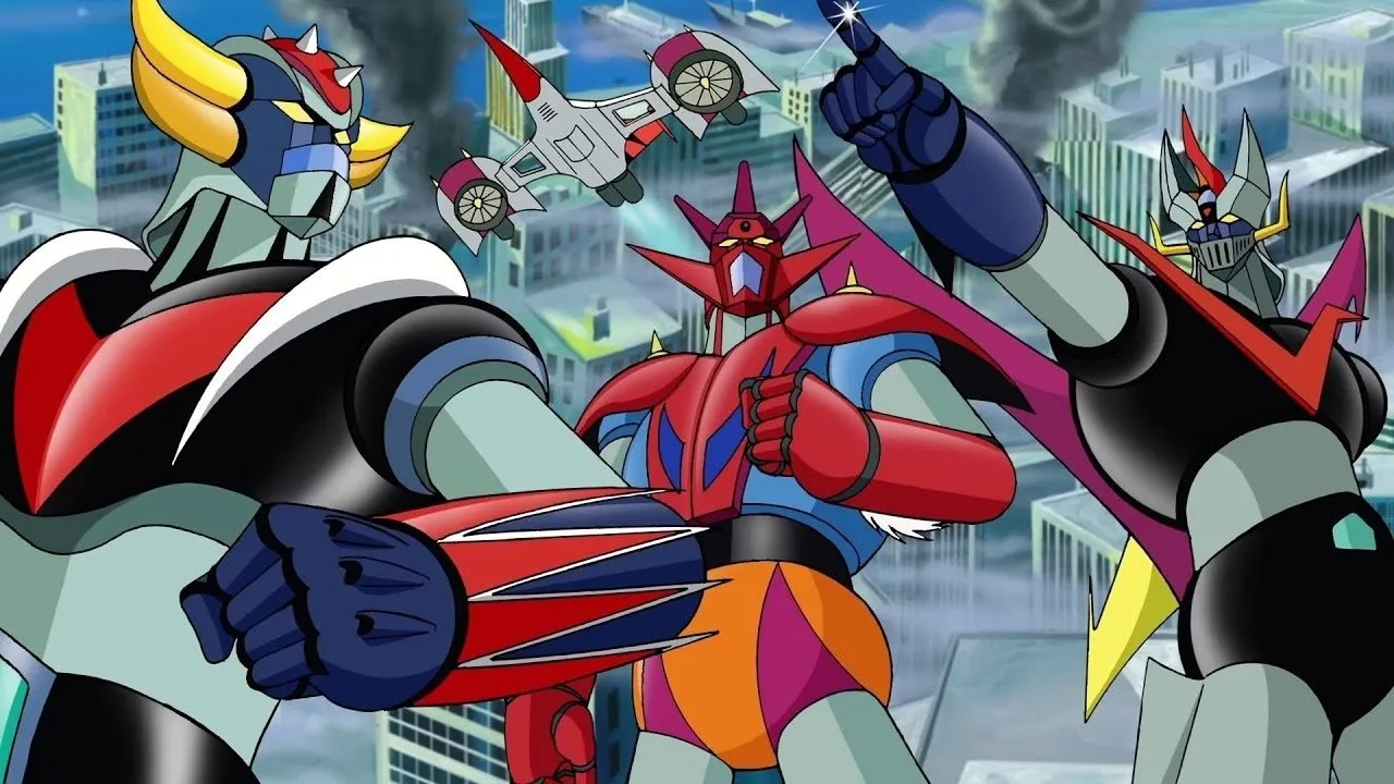 Il Grande Mazinga, Getta Robot G, UFO Robot Goldrake contro il Dragosauro streaming ita
