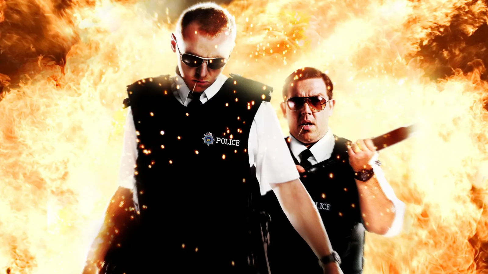 Hot Fuzz streaming ita