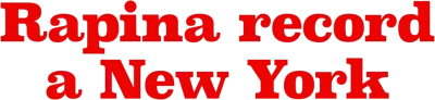 Rapina record a New York streaming Rapina record a New York